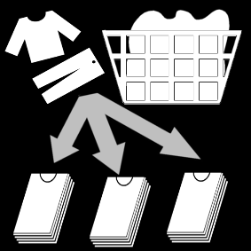 divide the laundry